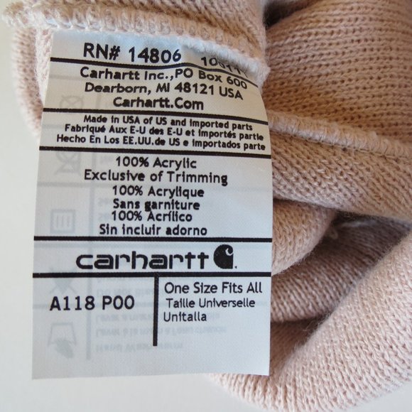 Carhartt Beanie Handmade in USA Pom - Picture 4 of 7